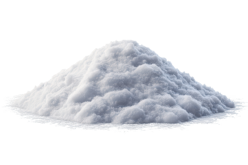 Snowdrift isolated on transparent background showcasing soft texture and natural shape in winter setting perfect for design projects and digital illustrations
