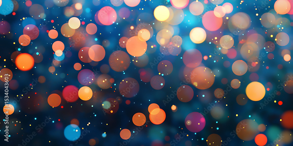 Poster a beautiful background of colorful fireworks illuminating the night sky, creating an enchanting and 
