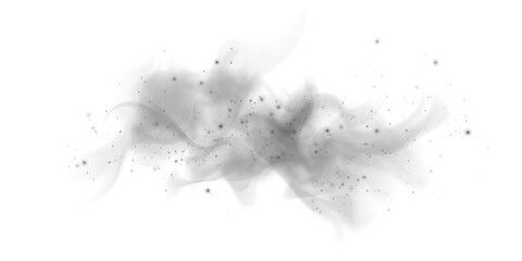 Ethereal Mist and Fog PNG with Soft Smoke Swirls, Transparent Haze, and Dreamy Atmospheric Effect for Abstract Backgrounds