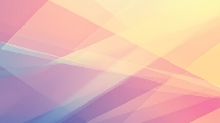 Abstract geometric design with soft pastel colors.