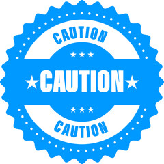Caution circle warning sign. caution sign icon. Exclamation mark.