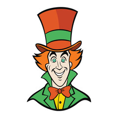 Whimsical and wild, this Mad Hatter design bursts with eccentric flair—teacups, clocks, and a tilted hat capture the magic of Wonderland’s craziest tea party!
