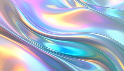 Opaline texture on a curved surface with misty gradients and spectral flashes surrounding smooth matte reflections.