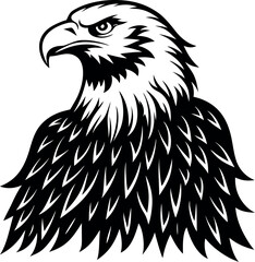 eagle head vector silhouettes
