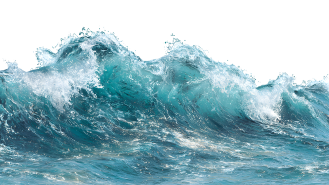 Majestic wave breaking ocean water against background a dynamic display of powerful natural elements marine theme