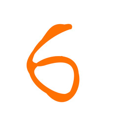 Font and number motif tiger