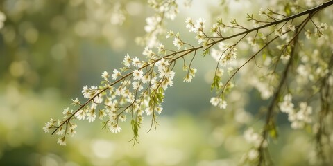 Willow Branch Reaching for Sunlight, Nature's Graceful Art
