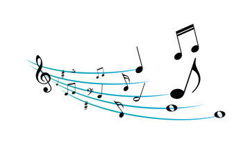 Vector Conceptual Musical Background