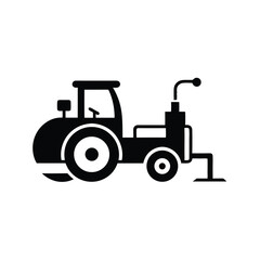 tractor vector illustration with transparent background