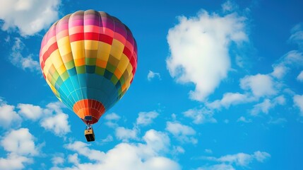 Dreamy Candy-Colored Hot Air Balloon: A Whimsical Soar Through Pastel Skies & Sugar-Coated Dreams — Embrace a Magical Flight Over Rainbow-Hued Landscapes, Where Fluffy Clouds Meet Swirling Cotton Cand