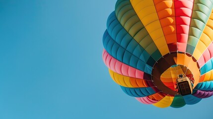 Dreamy Candy-Colored Hot Air Balloon: A Whimsical Soar Through Pastel Skies & Sugar-Coated Dreams — Embrace a Magical Flight Over Rainbow-Hued Landscapes, Where Fluffy Clouds Meet Swirling Cotton Cand