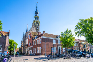 Obraz premium Altstadt, Sluis, Niederlande 