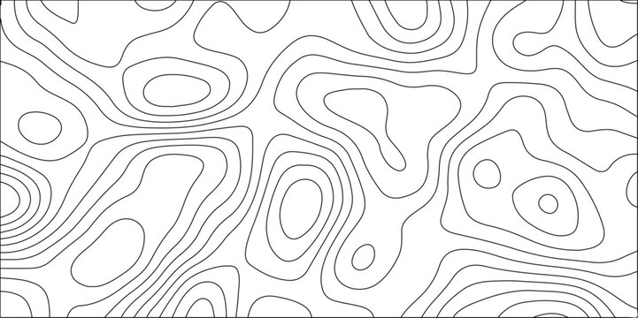 Panorama view gradient multicolor wave curve lines banner background design. Abstract geography curve wave line vector illustration. Geography contour map linear background vector illustration.	