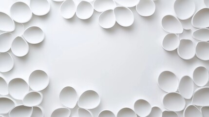 Geometric Circular Pattern background white background