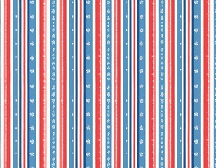 Navy pattern with red and blue vertical stripes