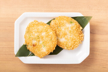 ［長崎かまぼこ）枝豆天