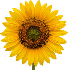 Fototapeta premium Sunflower Close-Up PNG