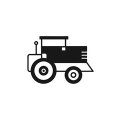 tractor vector illustration transparent background 