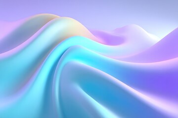 An abstract illustration depicting calm brainwaves