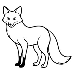 FoxForm line art vector 