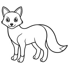 FoxForm line art vector 