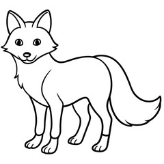 FoxForm line art vector 
