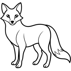 FoxForm line art vector 
