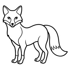 FoxForm line art vector 