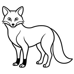 FoxForm line art vector 