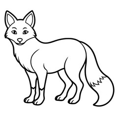 FoxForm line art vector 