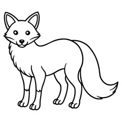 FoxForm line art vector 