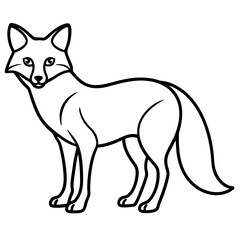 FoxForm line art vector 