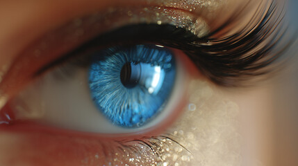 eye of the girl