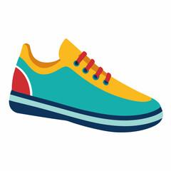 White Background Shoe Vector
