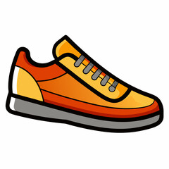 White Background Shoe Vector