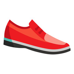 White Background Shoe Vector