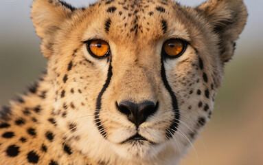 portrait of a cheetah