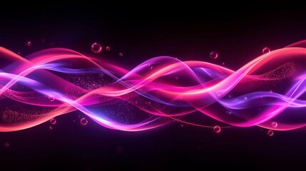 Abstract GlowColorful Abstract Backgrounds with Vibrant Shapes and Fluid Patternsing Waves of Energy