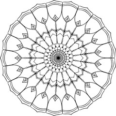 Ornamental Geometric luxury mandala