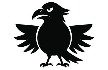 Obraz premium Majestic Eagle Vector Illustration – Powerful Bird of Prey Design