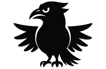 Fototapeta premium Majestic Eagle Vector Illustration – Powerful Bird of Prey Design