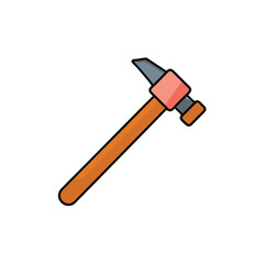 hammer isolated on white