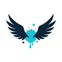 Obraz premium wins emerging from paint splash vector