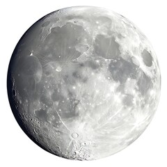 moon isolated on white or transparent png