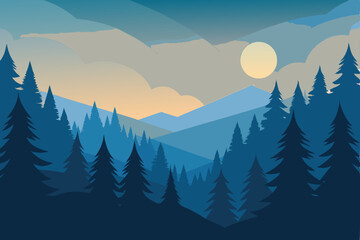 Fototapeta premium mountain landscape in the mountains