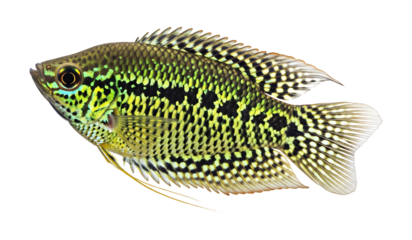 Pearl gourami fish trichopodus leerii aquarium freshwater tropical pet care guide species profile on transparent background