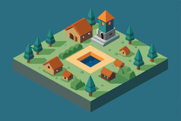 vector illustration of a house