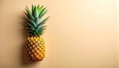 pineapple on a wooden table
