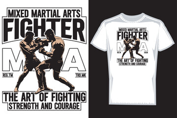 Boxing Martial Art T shirt Design