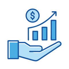 Money income thin line icon set. Containing profit, financial analysis data, finance graph, growth, investment, chart, fund, payment, revenue, statistic, earnings, management. Vector illustration